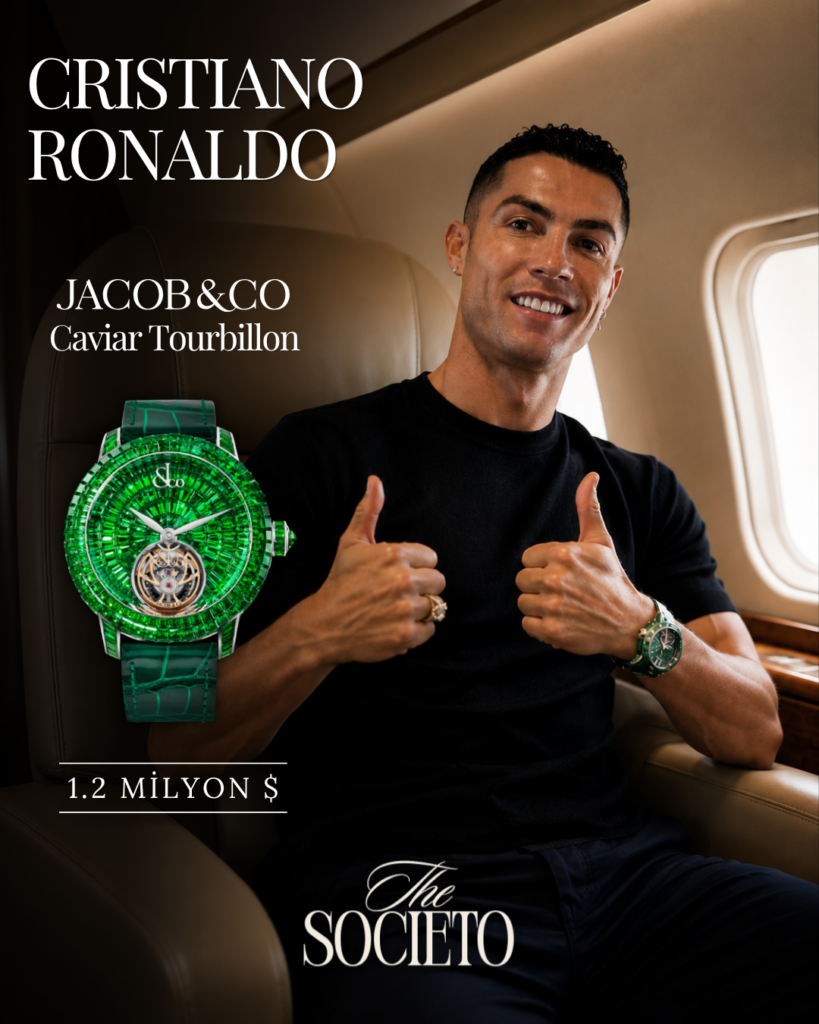 Cristiano Ronaldo Jacob & Co saat tercihi